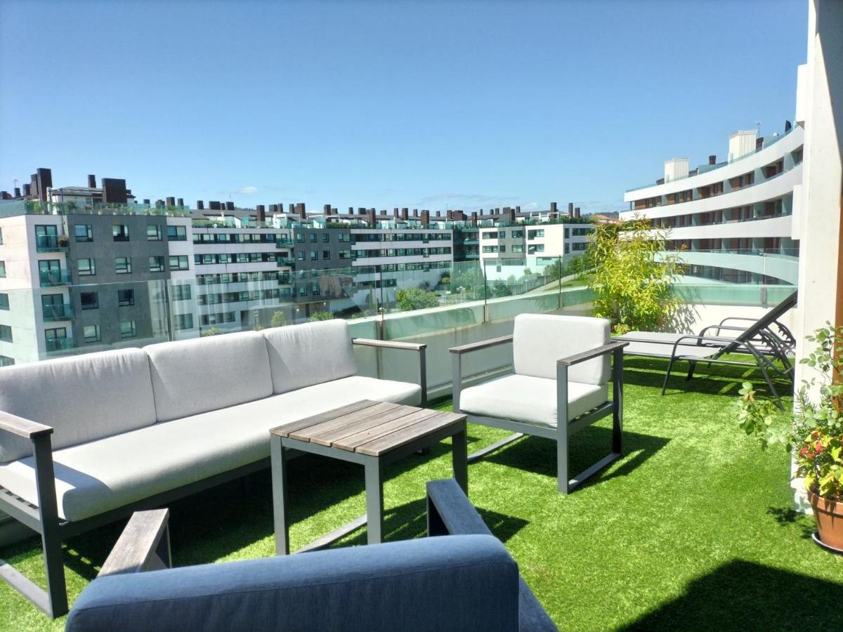 Apartament Preciosa Habitacion Doble En Atico Con Terraza II Santiago de Compostela Zewnętrze zdjęcie