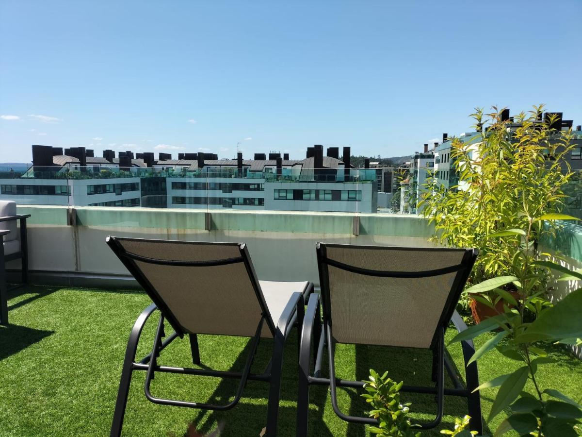 Apartament Preciosa Habitacion Doble En Atico Con Terraza II Santiago de Compostela Zewnętrze zdjęcie